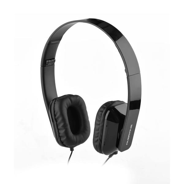 Ambrane WH-65 Over The Ear Wireless Headphones With Mic, Wireless FM, Aux & SD Card Support (Black)