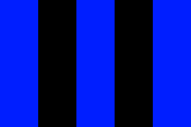Blue with Black
