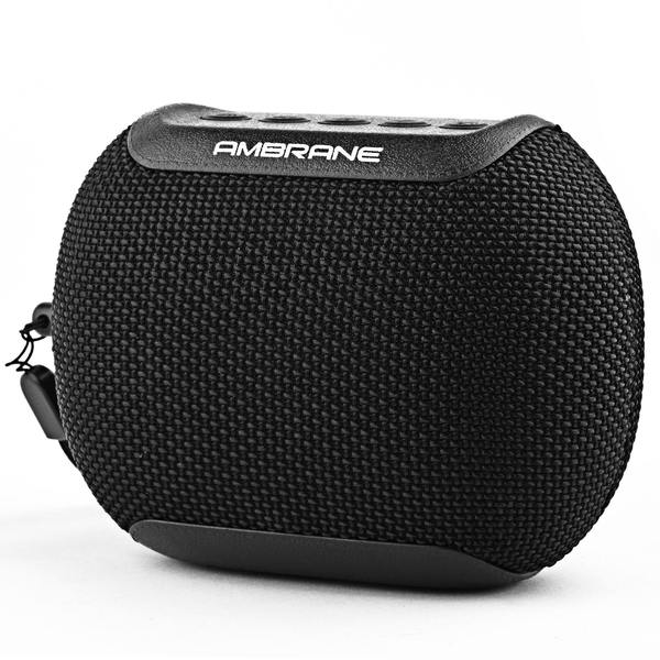 Ambrane BT-47 5 Watt Portable Bluetooth Speaker with Inbuilt Mic, SD Card & AUX-In Ports and IPX6 Water Resistant Feature (Black)