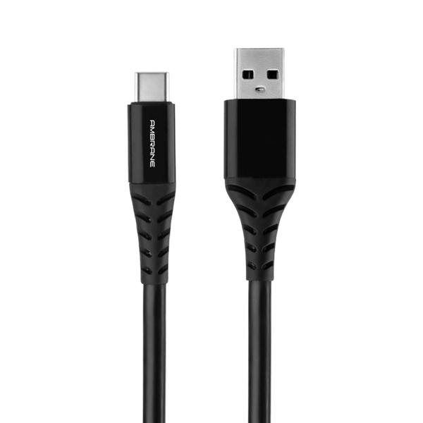 Ambrane ACT-11 Plus 3A Type C Cable, 1 Meter (Black)
