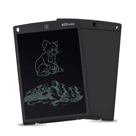 Portronics Ruffpad 12D-Re-Writable LCD Writing Pad with Content Safety Button