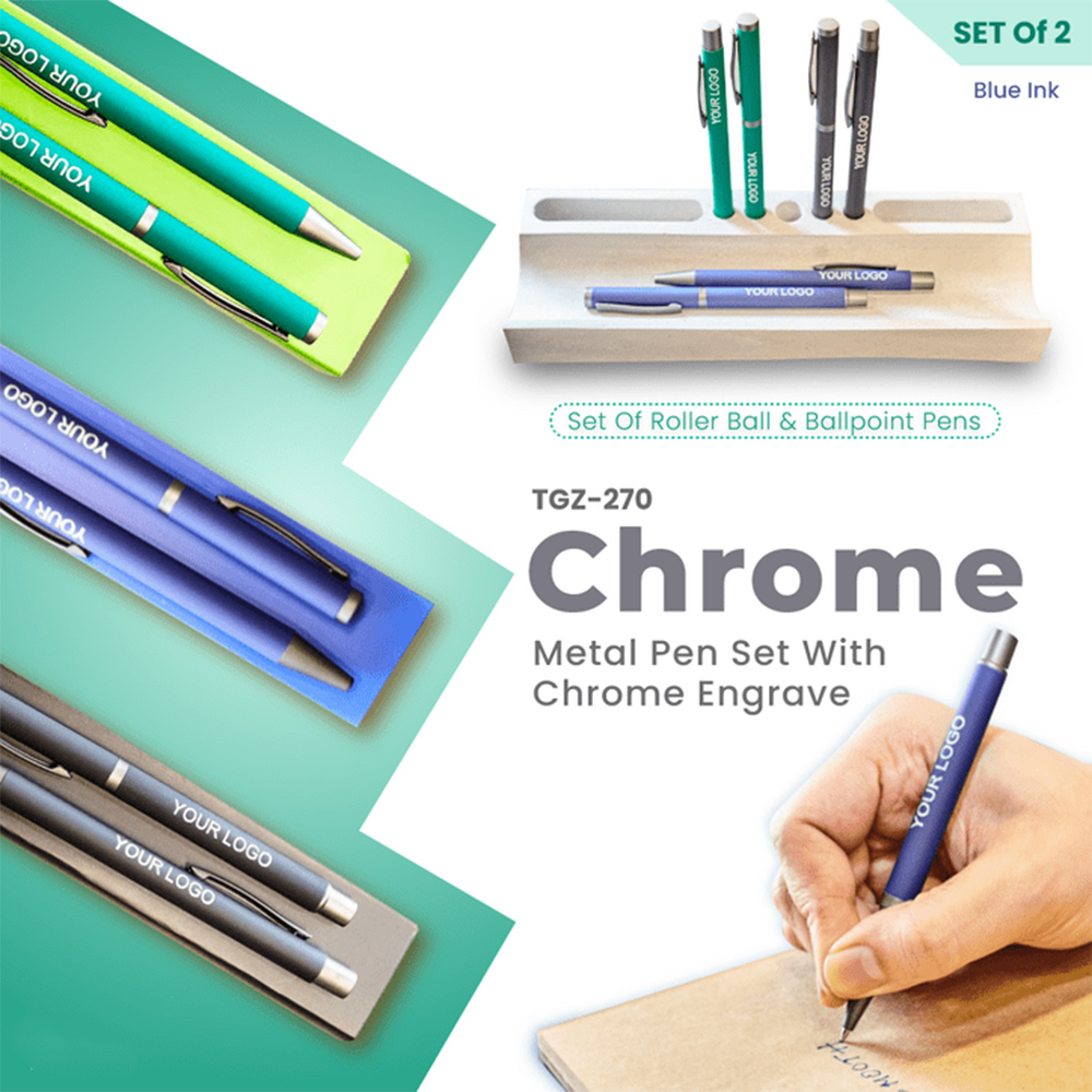 TGZ-270 - Chrome - Metal Pen