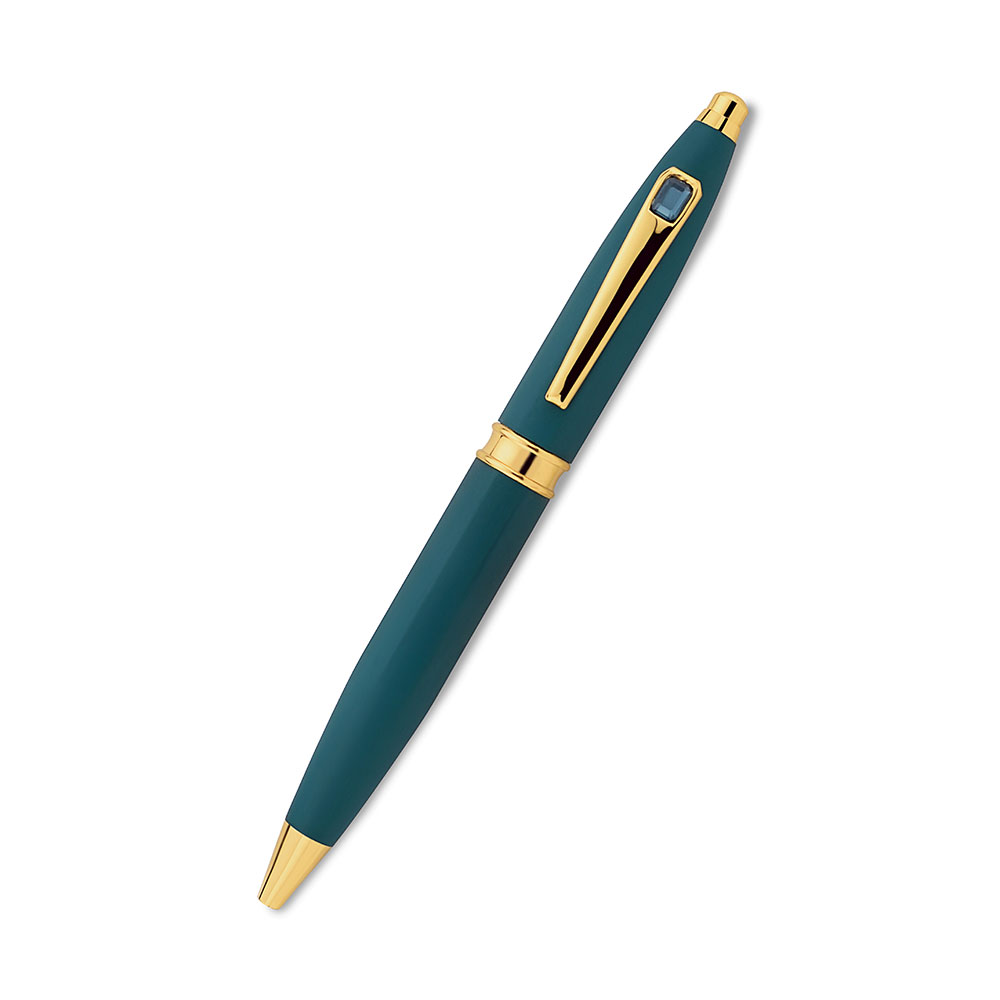FTJ - MP 32 - Green Stone Metal Pen