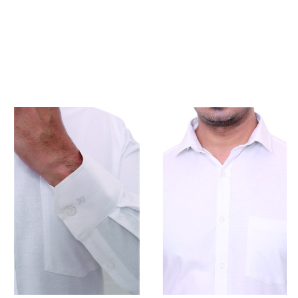 Monte Carlo 100% Cotton Oxford Shirt - White Shade