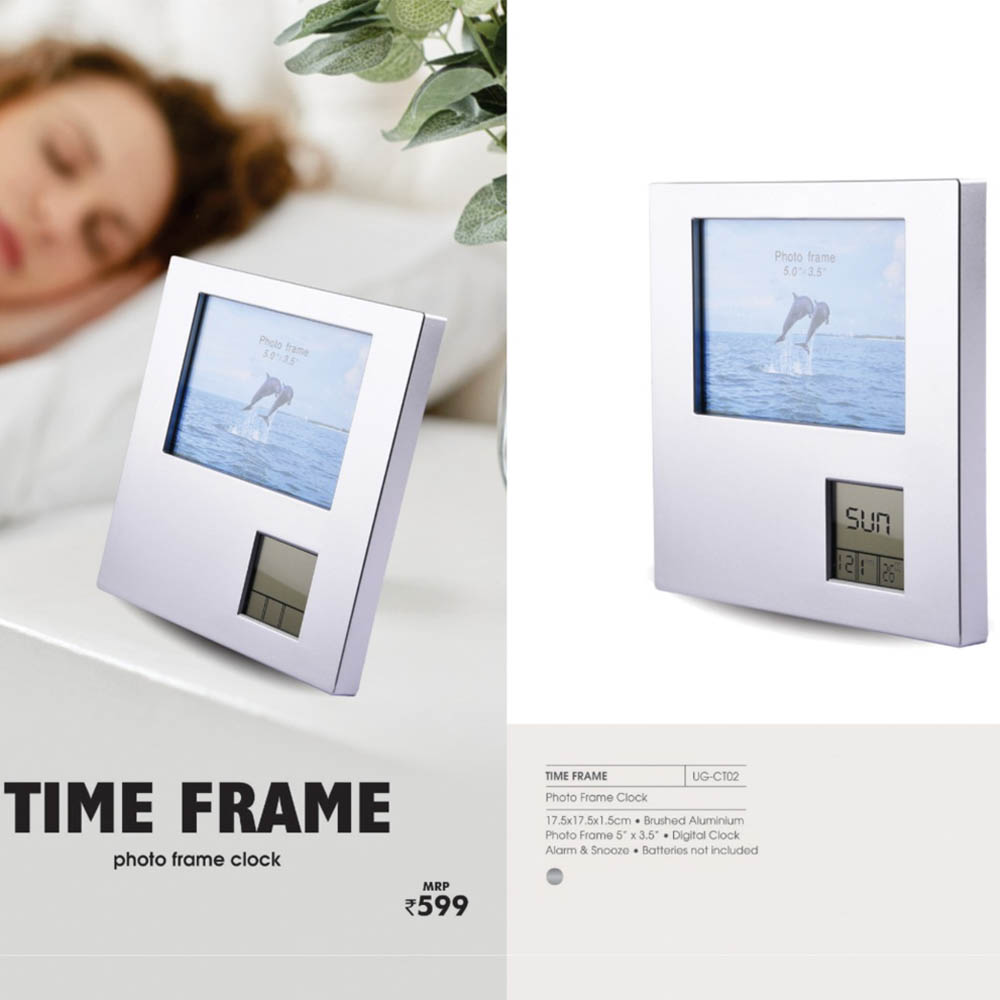 UG-CT02 -  TIME FRAME - Photo Frame Clock