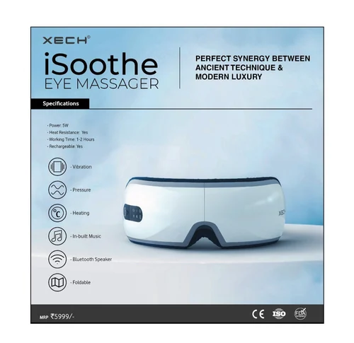 XECH - iSOOTHE (version 2023) - Eye Massager With Wireless Speaker