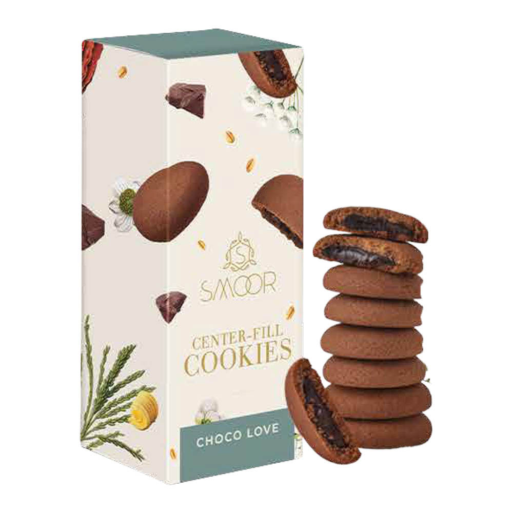 SMOOR CHOCOLATES -   CENTER FILL CHOCO LOVE COOKIES