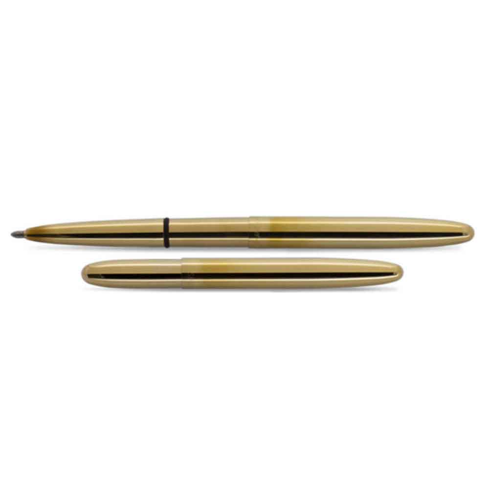 WILLIAM PEN FISHER SPACE 400RAW - RAW BRASS BULLET SPACE PEN - 400RAW