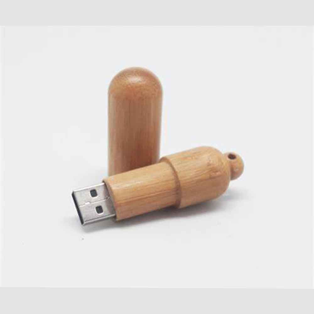 Wooden Round  pendrive