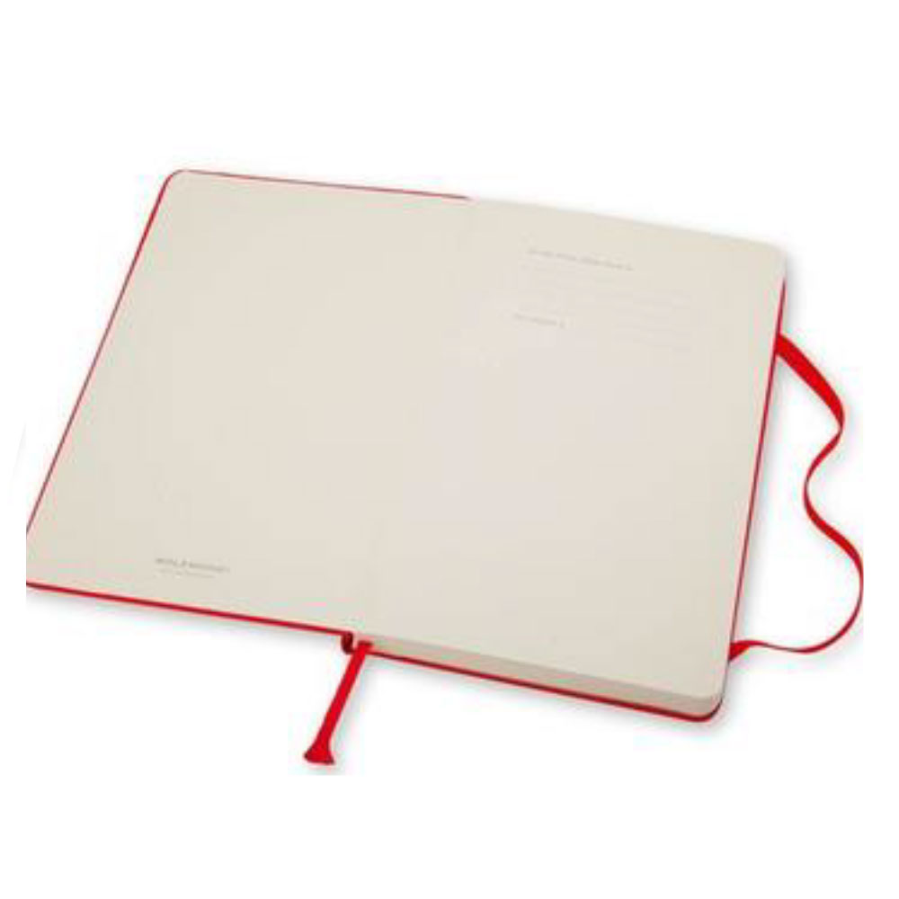 Moleskine Classic A5 Notebook Ruled Hard Cover Large Red