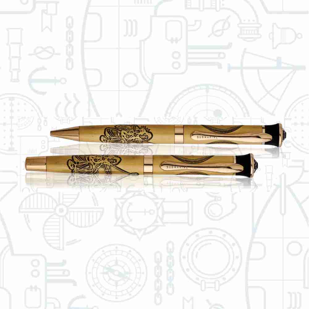SUBMARIN DIVINE SERIES LORD RAMJI DESIGNED BALL PEN AND ROLLER PEN SET