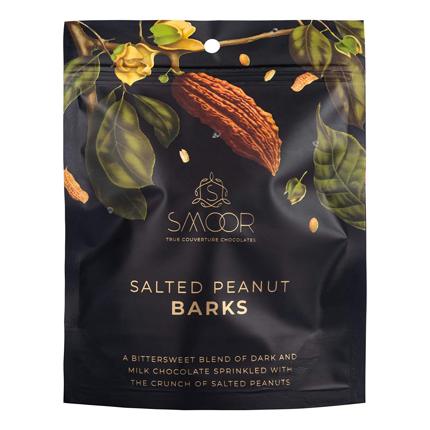 SMOOR CHOCOLATES -   SALTED PEANUT BARKS - 150G