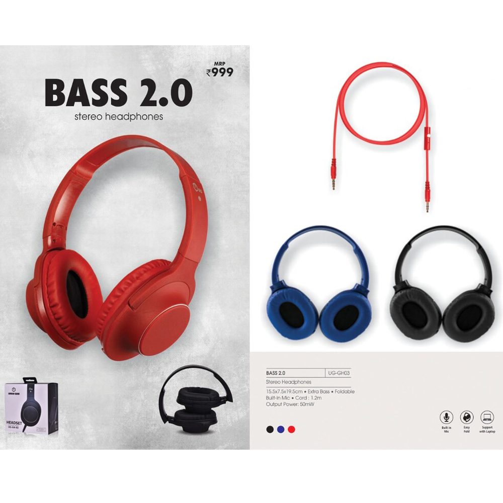 BASS  2.0 - Stereo Headphones