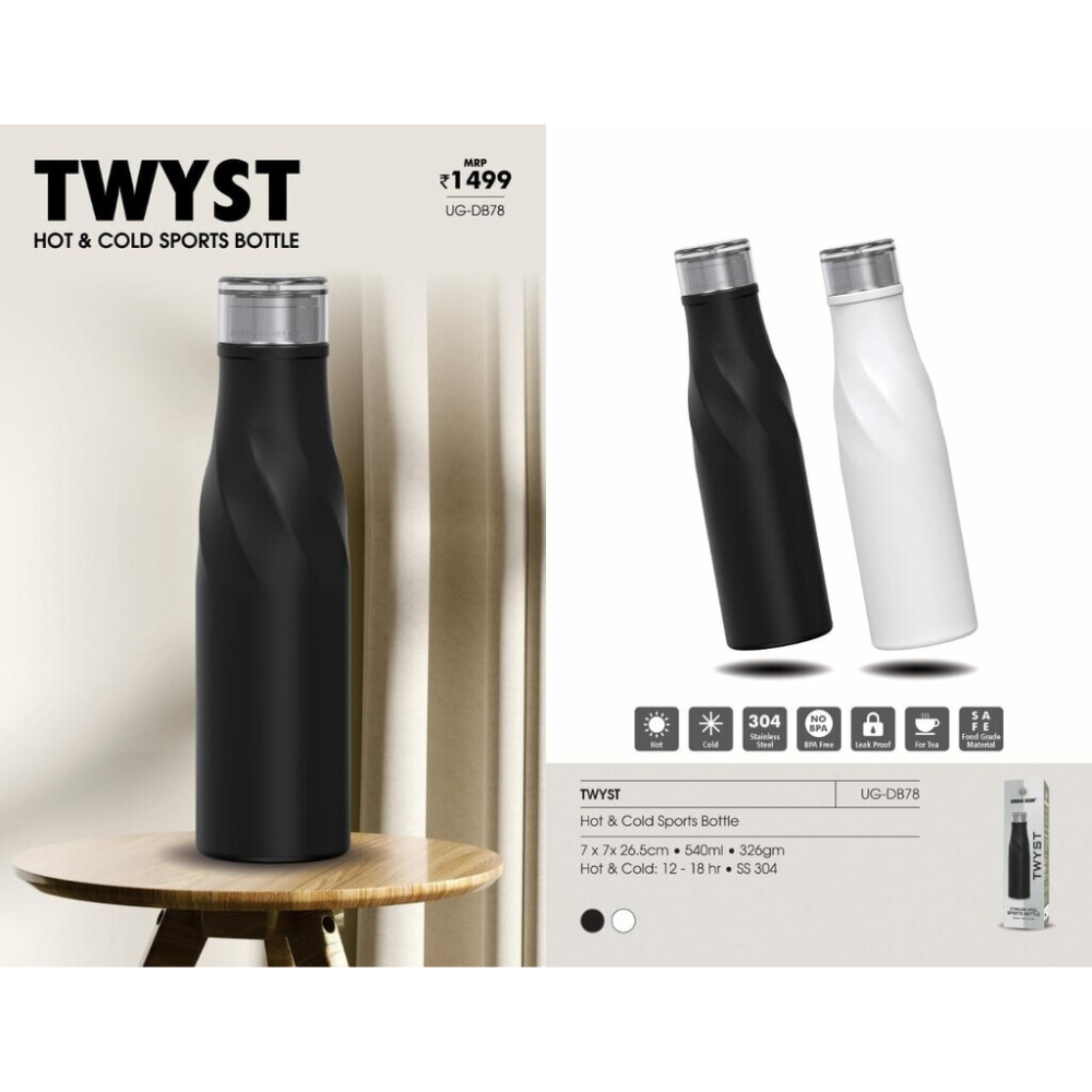 TWYST - Hot & Cold Sports Bottle - 540ml
