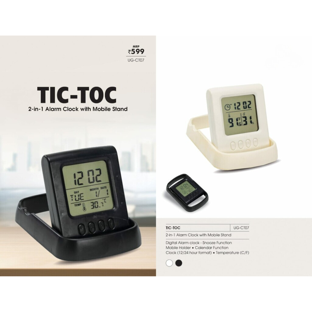 Tic-Toc Multi-Function Clock