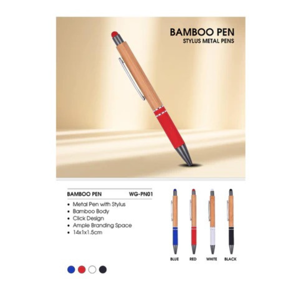 BAMBOO PEN - Stylus Metal Pen